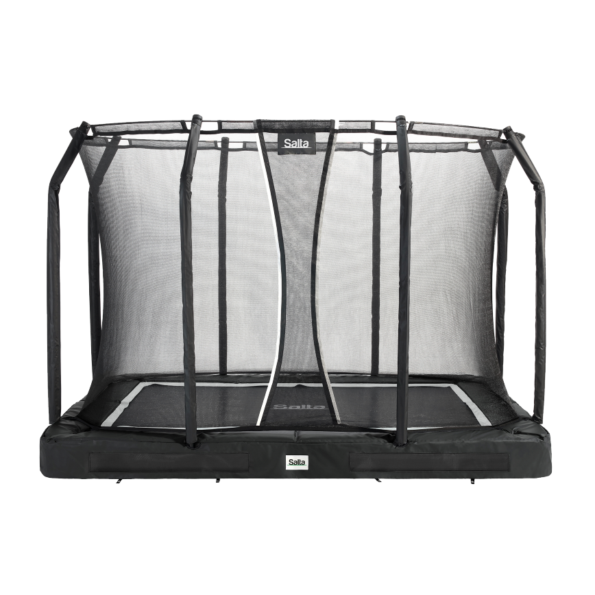 Trampolin Premium, Ground inkl. sikkerhedsnet, 305 x 214 cm